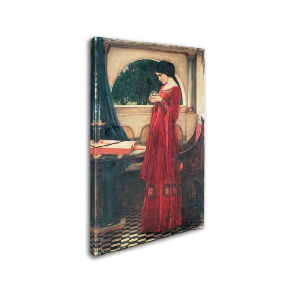 John William Waterhouse 'The Crystal Ball' Canvas Art,30x47